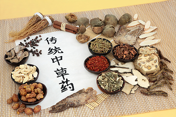 Image showing Traditional Chinese Herbs for Healing 