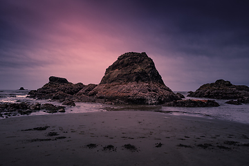 Image showing Rocks at Ruby Beach Washington