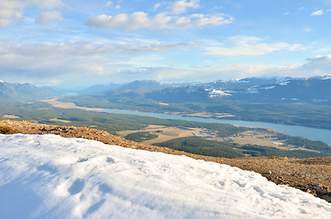 Image showing Columbia Valley, and Columbia River in Spring