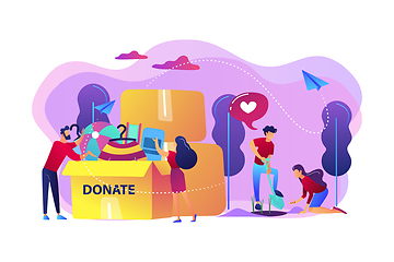 Image showing Volunteering concept vector illustration.