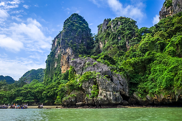 Image showing Railay beach in Krabi, Thailand