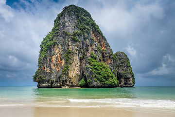 Image showing Phra Nang Beach in Krabi, Thailand