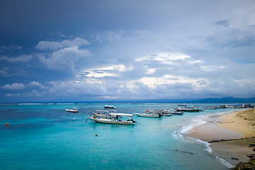 Image showing Beach on Nusa Lembongan island, Bali, Indonesia