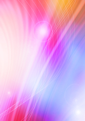 Image showing Abstract lights colorful background