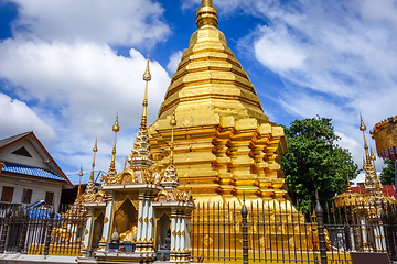 Image showing Wat Chomphu temple, Chiang Mai, Thailand