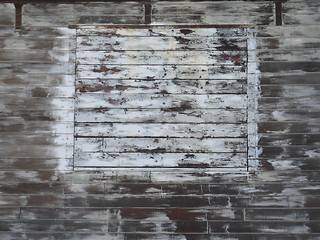 Image showing old wood wall