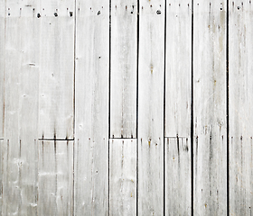 Image showing White wooden plank background texture