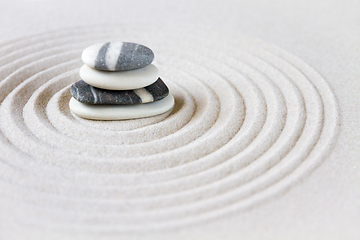 Image showing Zen japanese garden background