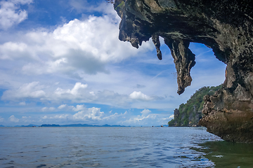 Image showing Kayak boat in Phang Nga Bay, Thailand