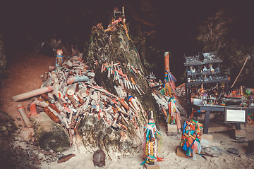 Image showing Phra Nang Cave temple, Krabi, Thailand