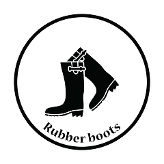 Image showing Hunter\'s rubber boots icon