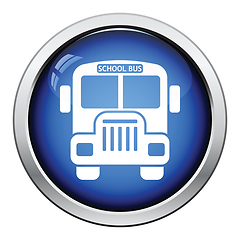 Image showing Icon of School bus