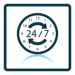 Image showing 24 hour icon