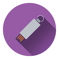 Image showing USB flash icon