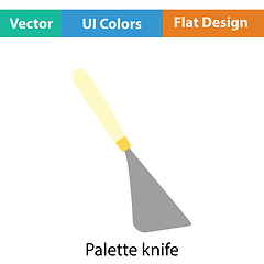 Image showing Palette knife icon