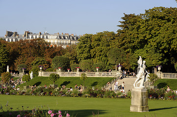 Image showing Luxembourg garden,Paris, France