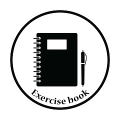 Image showing Icon of Exercise book