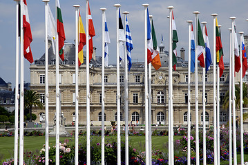 Image showing Luxembourg garden,Paris, France