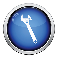 Image showing Icon of adjustable wrench