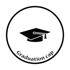 Image showing Icon of Graduation cap