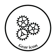 Image showing Gear icon
