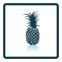 Image showing Icon of Pineapple