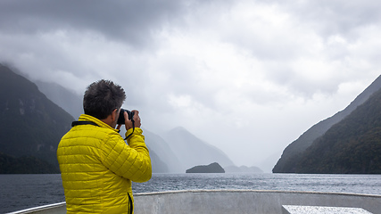 Image showing Doubtful Sound Fiordland National Park New Zealand