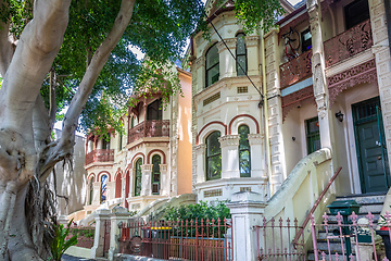 Image showing a typical terrace house in Sydney Australia