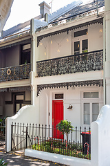 Image showing a typical terrace house in Sydney Australia