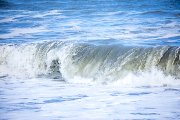 Image showing stormy ocean scenery background