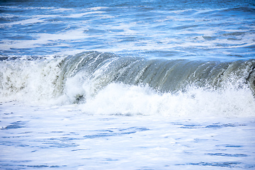 Image showing stormy ocean scenery background