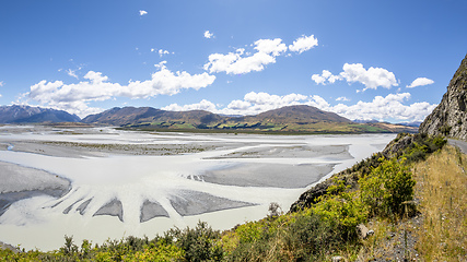 Image showing beautiful landscape in the south part of New Zealand