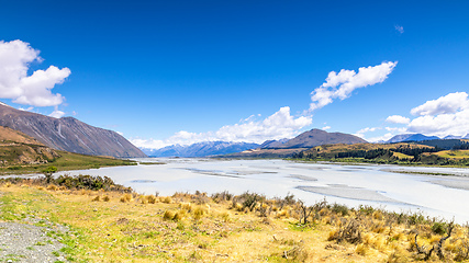 Image showing beautiful landscape in the south part of New Zealand