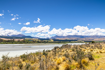 Image showing beautiful landscape in the south part of New Zealand