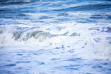 Image showing stormy ocean scenery background