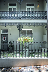 Image showing a typical terrace house in Sydney Australia