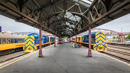 Image showing railway station of Dunedin south New Zealand