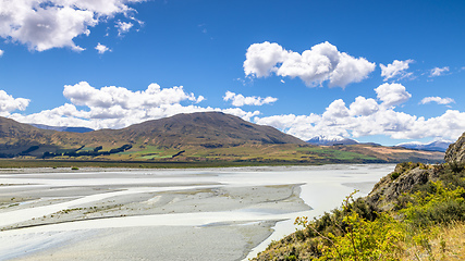 Image showing beautiful landscape in the south part of New Zealand