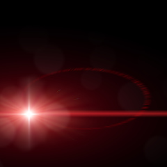 Image showing red lens flare