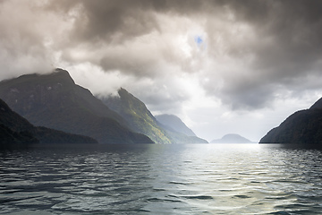 Image showing Doubtful Sound Fiordland National Park Impressions New Zealand