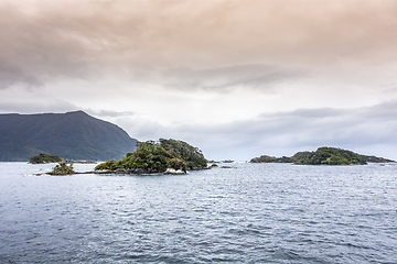 Image showing Doubtful Sound Fiordland National Park Impressions New Zealand