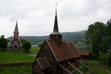 Image showing Roedven Stave Church, Moere Og Romsdal, Norway