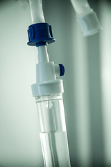 Image showing Intravenous drip equipment in hospital