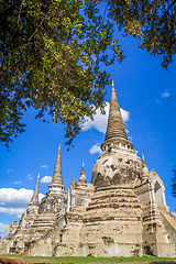 Image showing Wat Phra Si Sanphet temple, Ayutthaya, Thailand