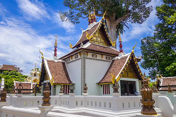 Image showing Wat Chedi Luang temple buildings, Chiang Mai, Thailand 