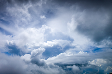 Image showing Perfect dramatic sky bacground