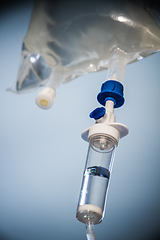 Image showing Intravenous drip equipment in hospital