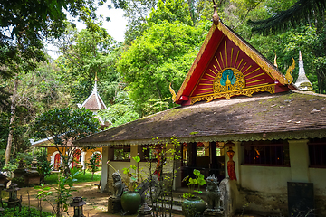 Image showing Wat Palad temple buildings, Chiang Mai, Thailand