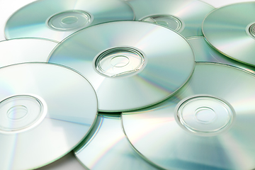 Image showing CD, DVD stack