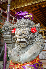 Image showing Statue in Puri Saren Palace, Ubud, Bali, Indonesia